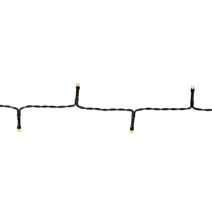 LED външен гирлянд 48xLED/7 функции/3xAA 4,1m IP44 топло бяло