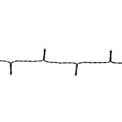 LED Външна  гирлянда 96xLED/7 функции/3xAA 7,7m IP44 топла бяла