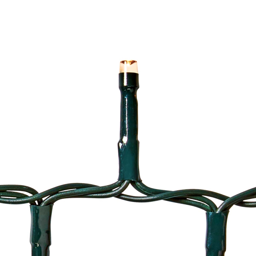 LED Екстериорни Коледни лампички 1200xLED/7 функции 27м IP44 топло бели