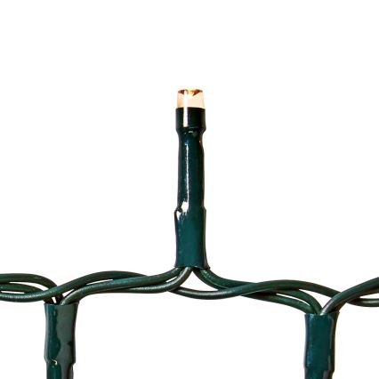 LED Екстериорни Коледни лампички 700xLED/7 функции 17м IP44 топло бели