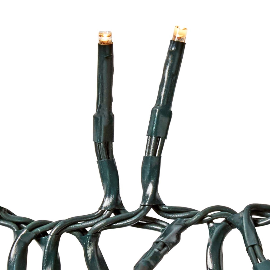 LED Екстериорни Коледни лампички 768xLED/7 функции 8,6м IP44 топло бели