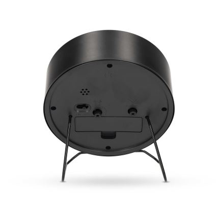 Аналогов будилник 1xAA черен