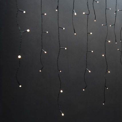 LED Екстериорни Коледни лампички 180xLED/7 функции 10,9м IP44 топло бели