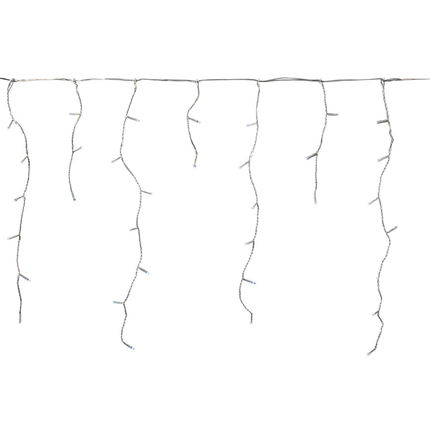 LED външна завеса 180xLED/7 функции 10,9m IP44 студено бяло