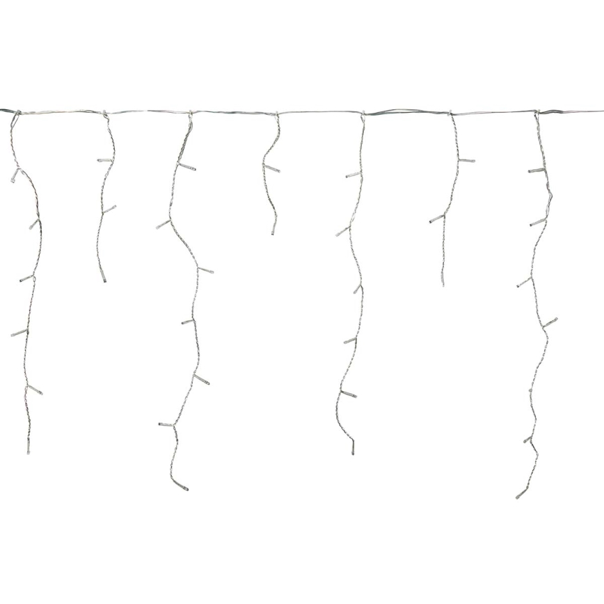 LED външна завеса 180xLED/7 функции 10,9m IP44 студено бяло