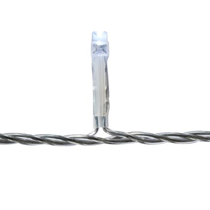 LED Коледна завеса 180xLED/7 функции 10,9м IP44 студено бели