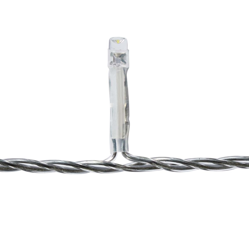 LED Коледна завеса 180xLED/7 функции 10,9м IP44 студено бели