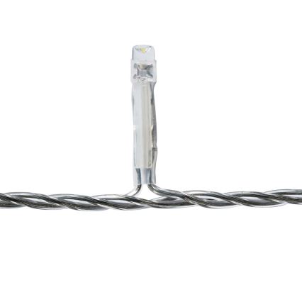 LED Екстериорна Коледна завеса 360xLED/7 функции 14м IP44 студено бял