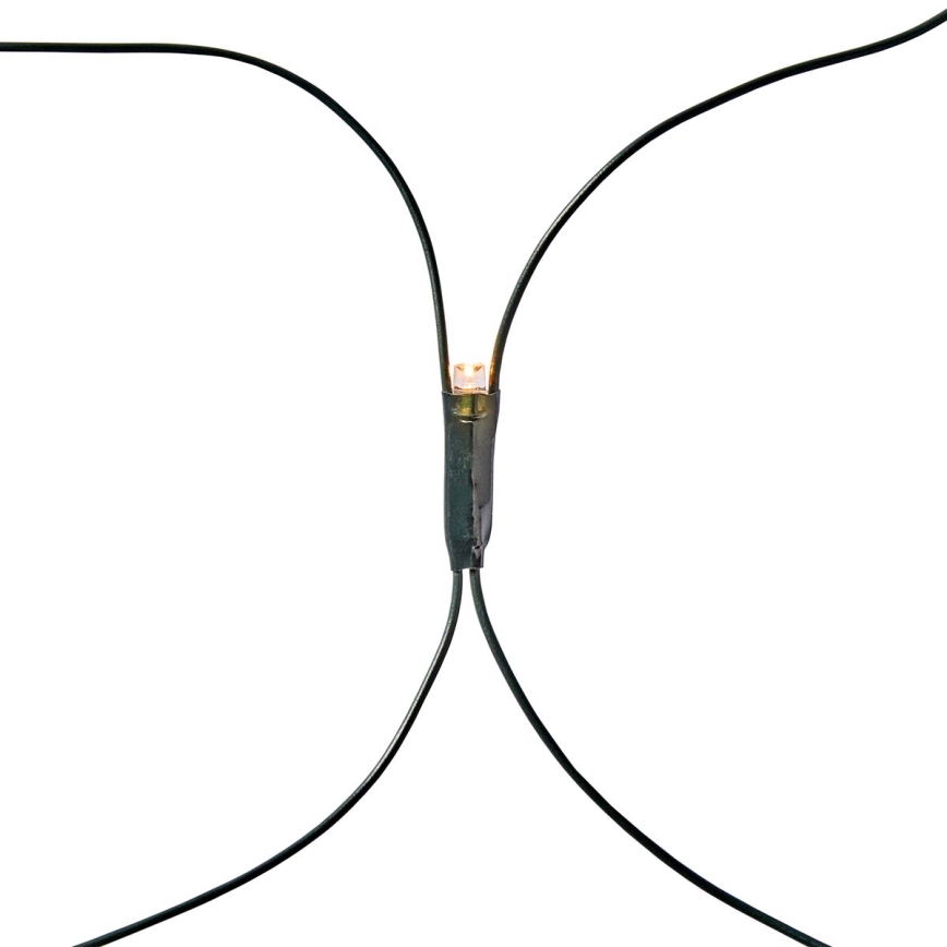 LED външна завеса 160 LED / 7 функции 5 m IP44 топла бяла