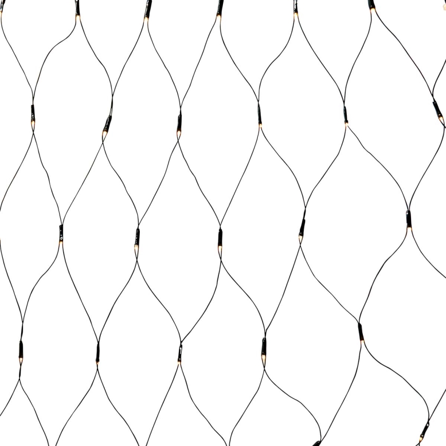 LED външна завеса 320 LED диода/7 функции 6 м IP44 топла бяла светлина