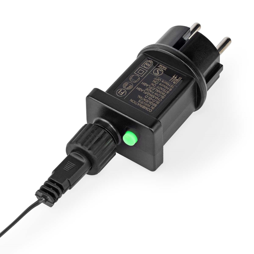 LED Екстериорни Коледни лампички 180xLED/7 функции 16,5м IP44 топло бели