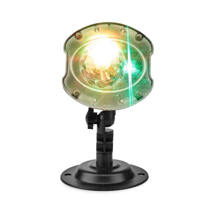 LED Лазерен проектор 6W/230V IP65 + дистанционно