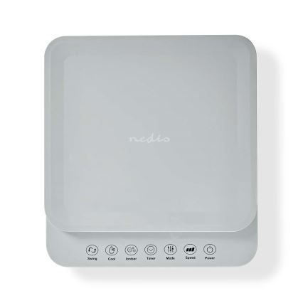 Охладител за въздух 65W/230V Wi-Fi Tuya бял + дистанционно управление