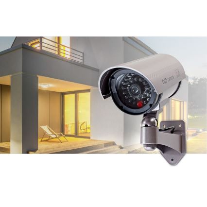 LED Макет охранителна камера 2xAA IP44