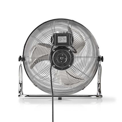 Подов вентилатор 80W/230V лъскав хром
