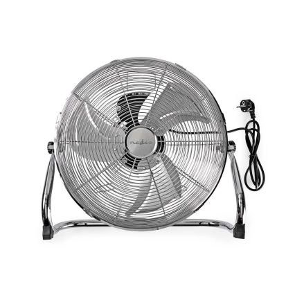 Подов вентилатор 80W/230V лъскав хром