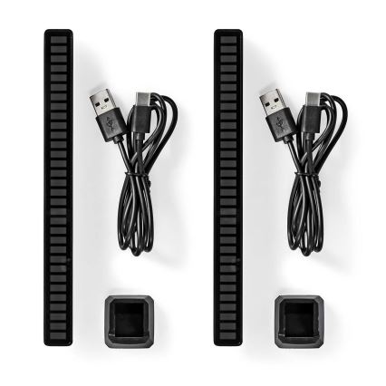 К-кт 2бр. LED RGB акумулаторни настолни лампи LED/250 mAh