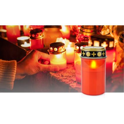 LED Гробна свещ LED/2xAA IP44