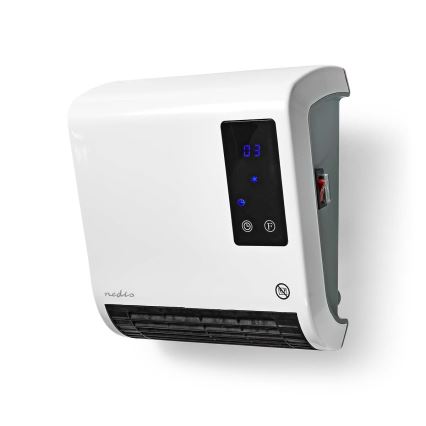 Нагревател с LED дисплей и термостат 2000W/230V IP22 + дистанционно
