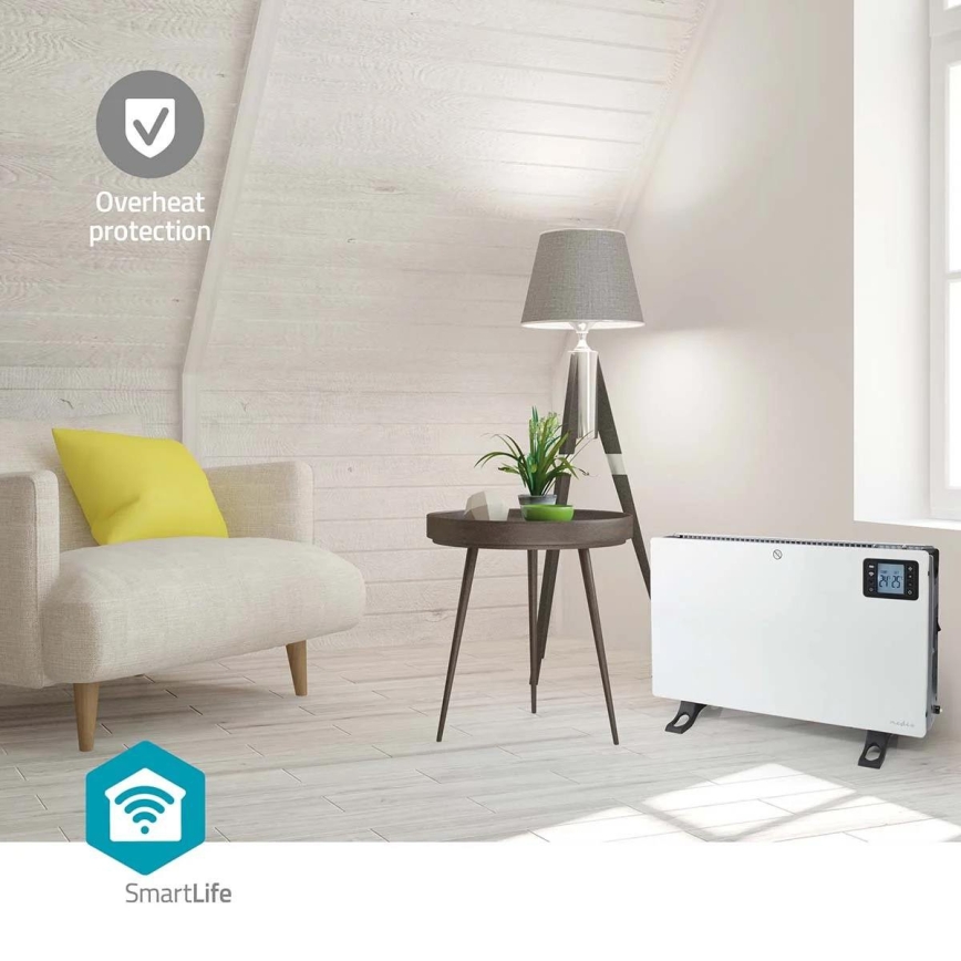 Електрически директен отоплител/конвектор 750/1250/2000W/230V Wi-Fi Tuya + дистанционно управление