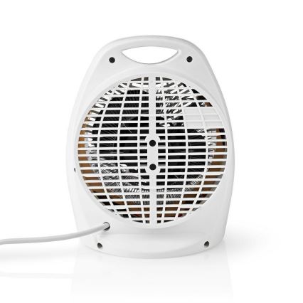 Nedis HTFA13CWT - Вентилатор за маса с нагревател 2000W / 230V