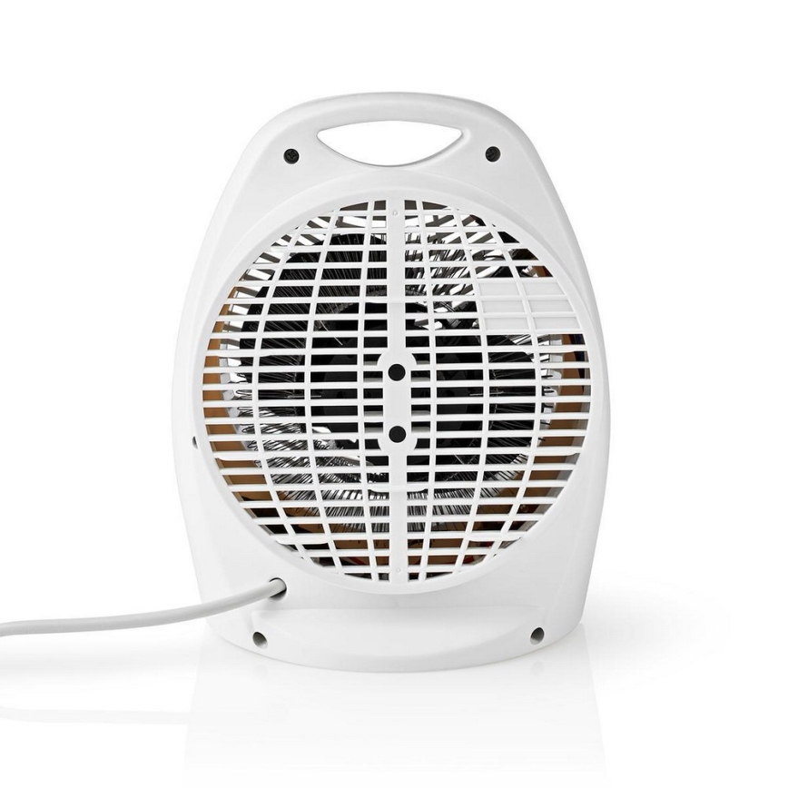 Nedis HTFA13CWT - Вентилатор за маса с нагревател 2000W / 230V