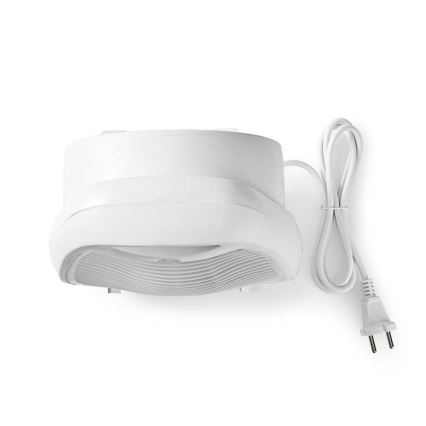 Nedis HTFA13CWT - Вентилатор за маса с нагревател 2000W / 230V