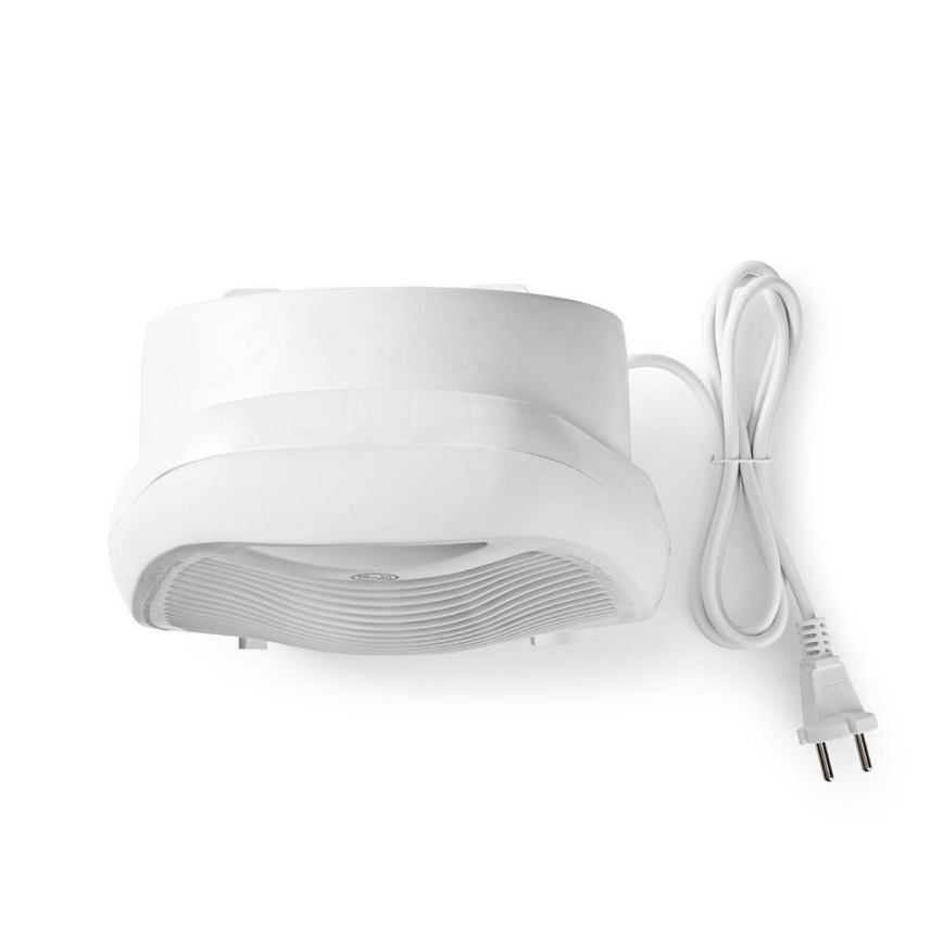 Nedis HTFA13CWT - Вентилатор за маса с нагревател 2000W / 230V