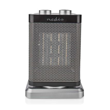 Керамична духалка 1000/1500W/230V сребриста