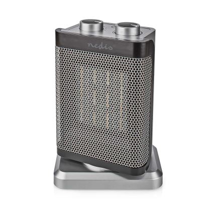 Керамична духалка 1000/1500W/230V сребриста
