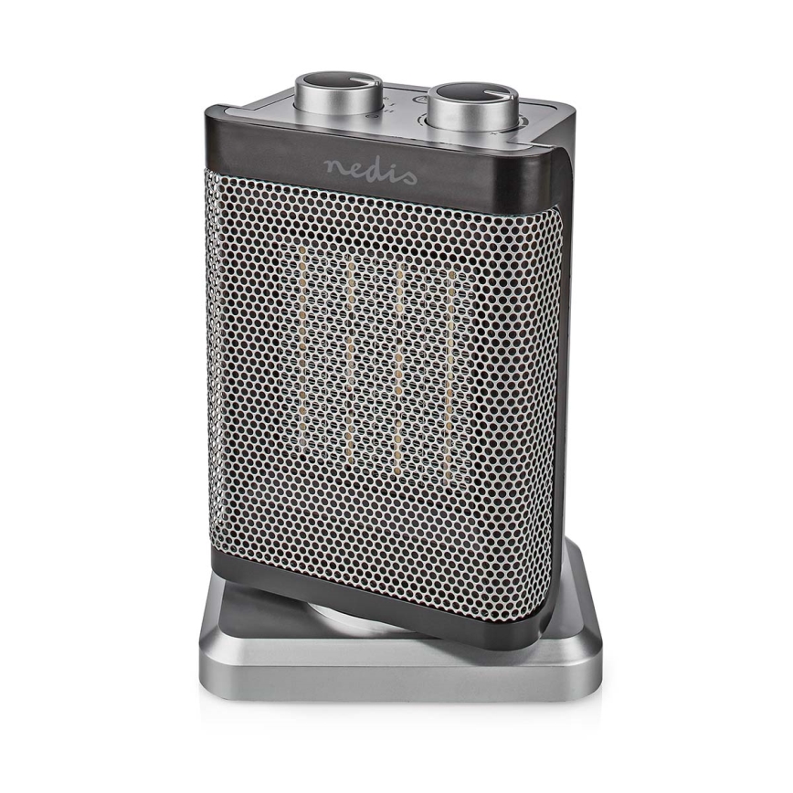 Керамична духалка 1000/1500W/230V сребриста