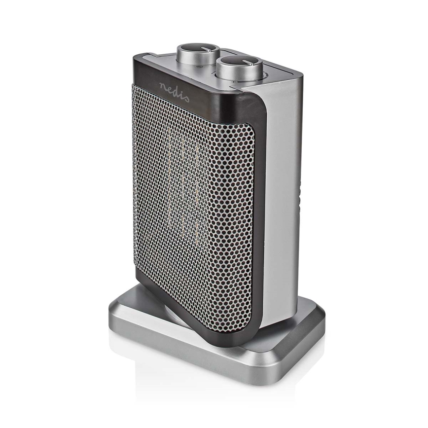 Керамична духалка 1000/1500W/230V сребриста