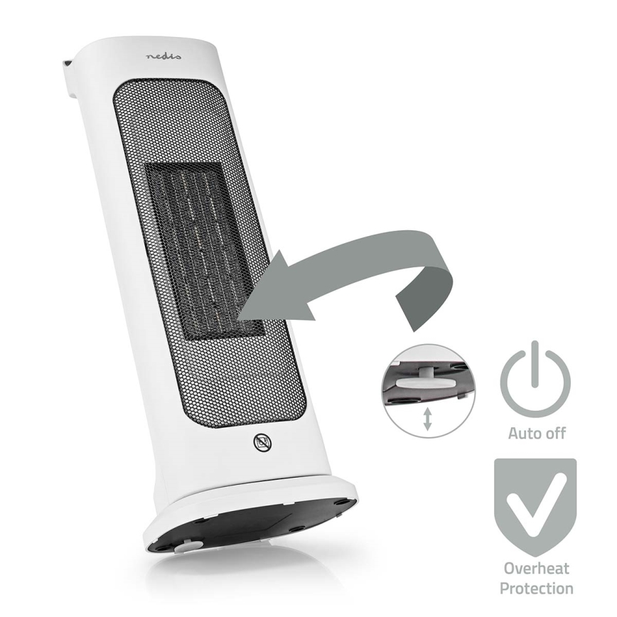 Керамична духалка 1400/2000W/230V + дистанционно управление