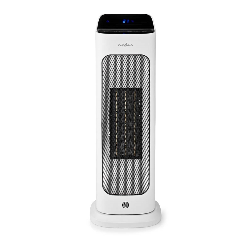 Вентилатор с керамичен подгряващ елемент Smartlife 1400/2000W/230V Wi-Fi Tuya + дистанционно управление
