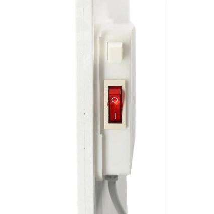 Инфрачервен отоплителен панел с LCD дисплей 425W/230V IP44 бял