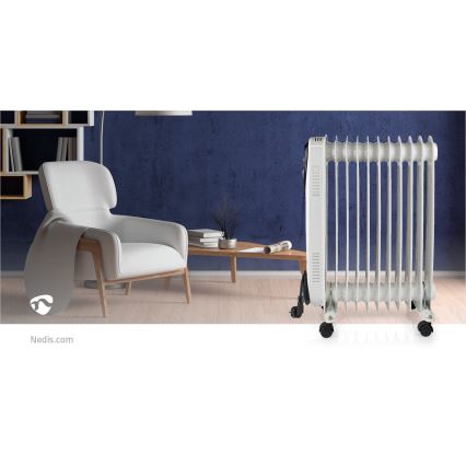 Преносим маслен радиатор с 11 ребра 1000/1500/2500W/230V