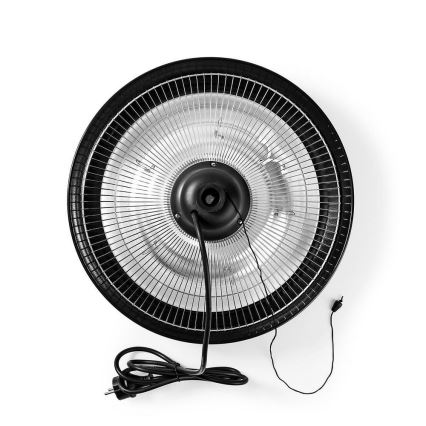 Външен електрически отоплител + стойка 200 см 1500W/230V инфрачервен нагревател за тераса IP34