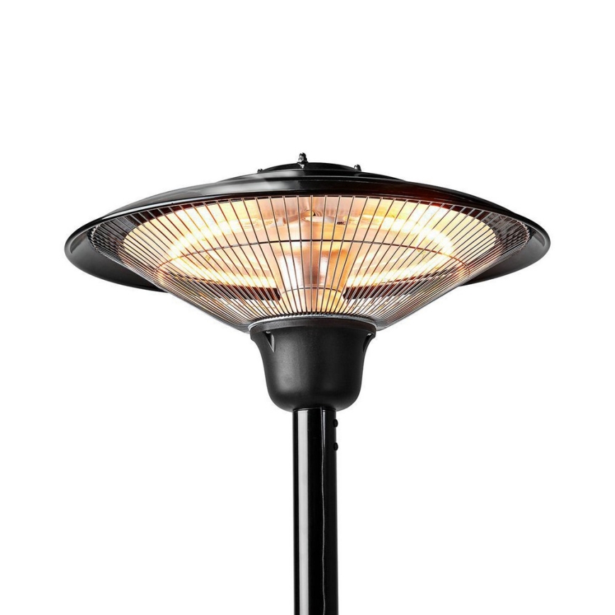 Външен електрически отоплител + стойка 200 см 1500W/230V инфрачервен нагревател за тераса IP34