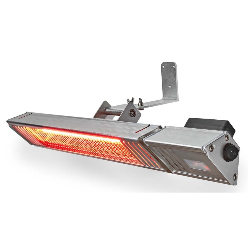 Екстериорен електрически нагревателен елемент 2000W/230V IP65 + дистанционно управление