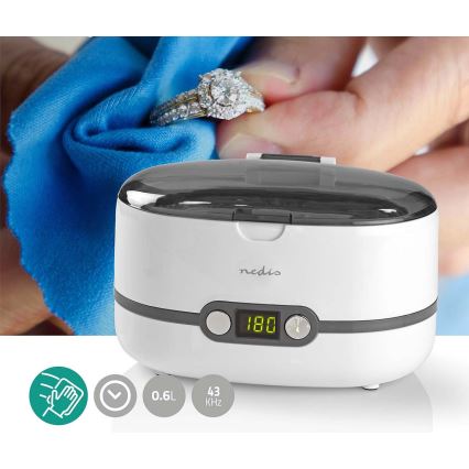 Ултразвуков уред за почистване 50W/230V 0,6 л