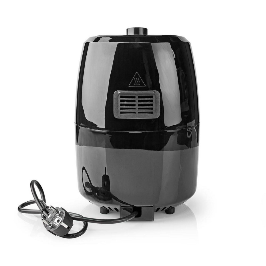 Nedis KAAF120FBK - Фритюрник с горещ въздух 2.4l 1000W / 230V / 30min