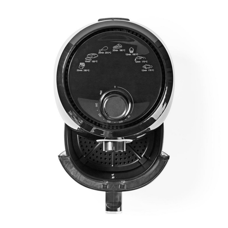Nedis KAAF120FBK - Фритюрник с горещ въздух 2.4l 1000W / 230V / 30min