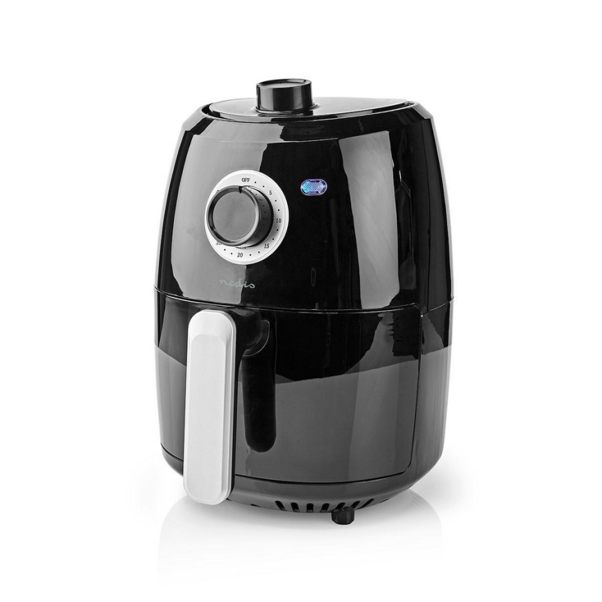 Nedis KAAF120FBK - Фритюрник с горещ въздух 2.4l 1000W / 230V / 30min