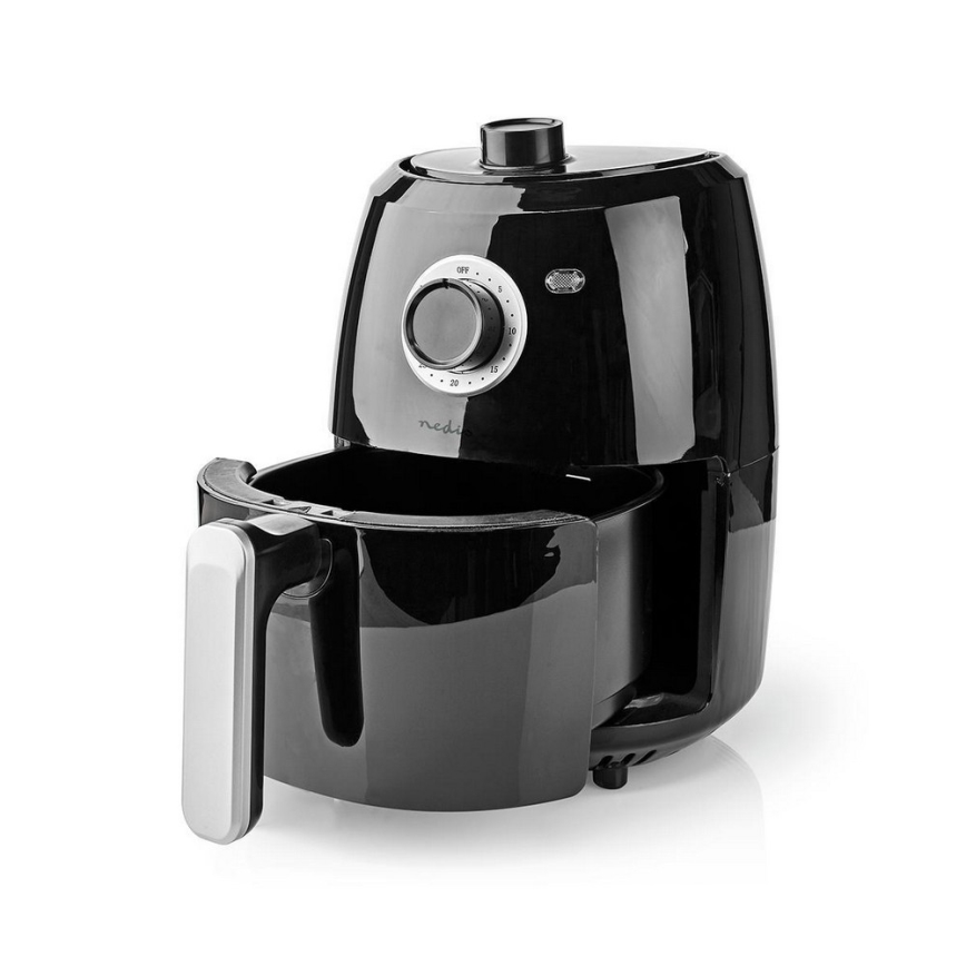 Nedis KAAF120FBK - Фритюрник с горещ въздух 2.4l 1000W / 230V / 30min