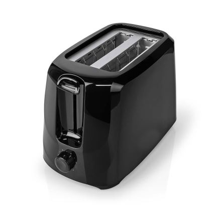 Тостер с 2 отвора 700W/230V черен
