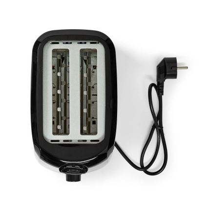 Тостер с 2 отвора 700W/230V черен