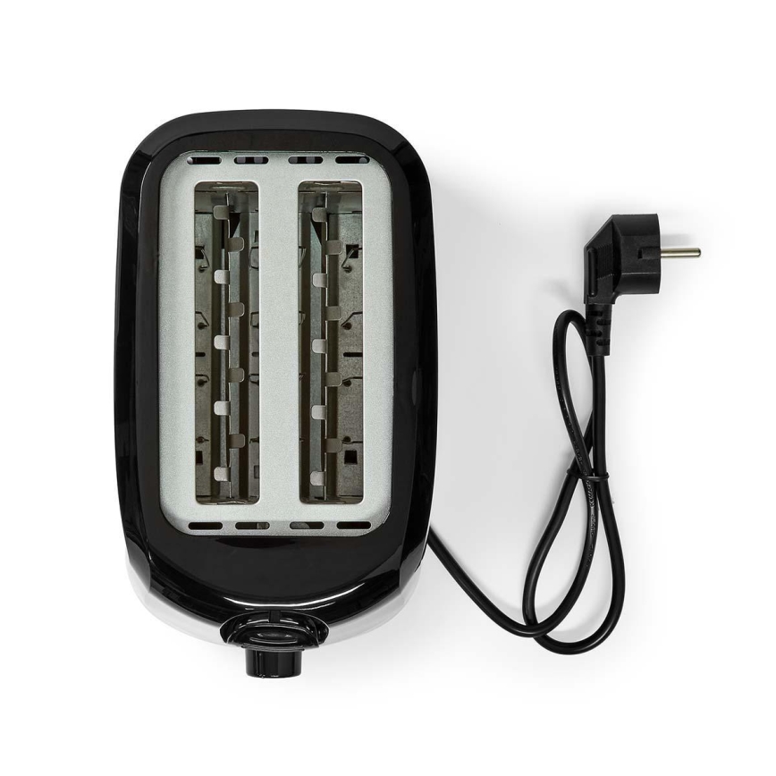 Тостер с 2 отвора 700W/230V черен