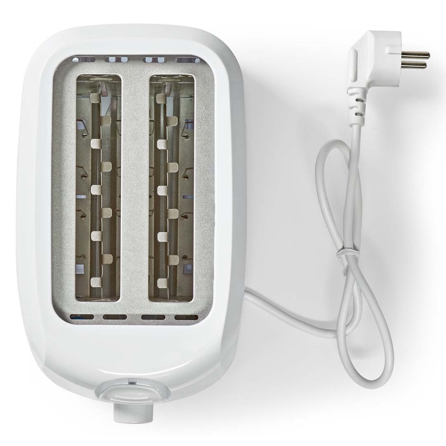 Тостер с 2 отвора 700W/230V бял