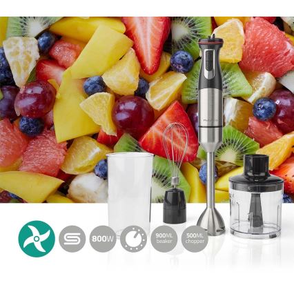 Ръчен миксер 4в1 800W/230V неръждаема стомана