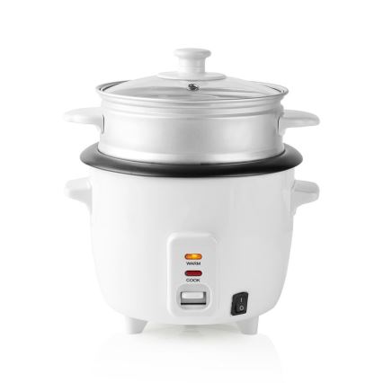 Готварска печка за ориз 300W/230V 0,6l бял